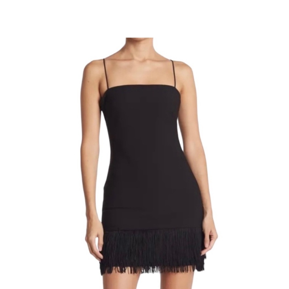 Likely Black Fringe Dress